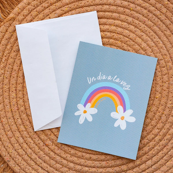 CANDID SOCIETY - Un Dia A La Vez Rainbow - Greeting Card