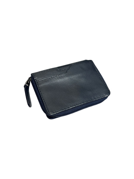 BORONEA - Zip Wallet - Navy Blue