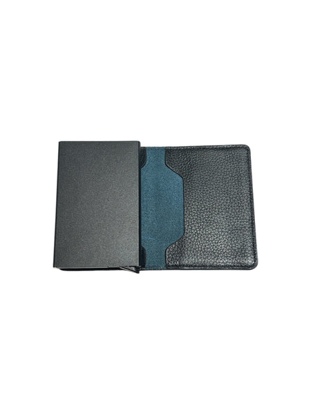 BORONEA - Slim Wallet - Black and Blue