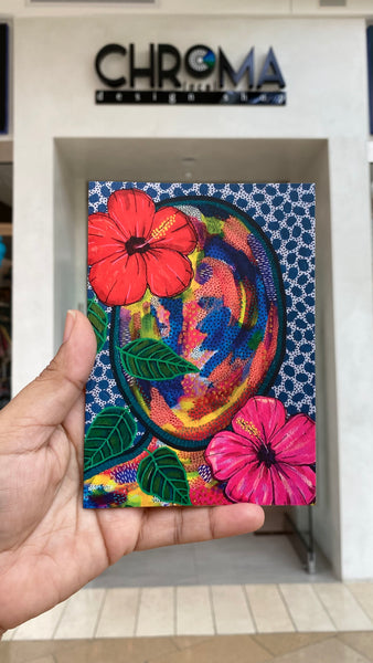 SUSANA CACHO - 4" x 6" Greeting Card - Multicolor Amapola