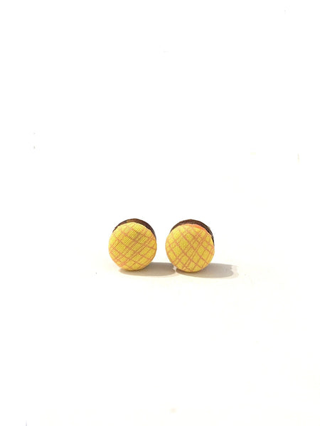 BOTÓN DE AZÚCAR - Small Studs- Yellow Scratches