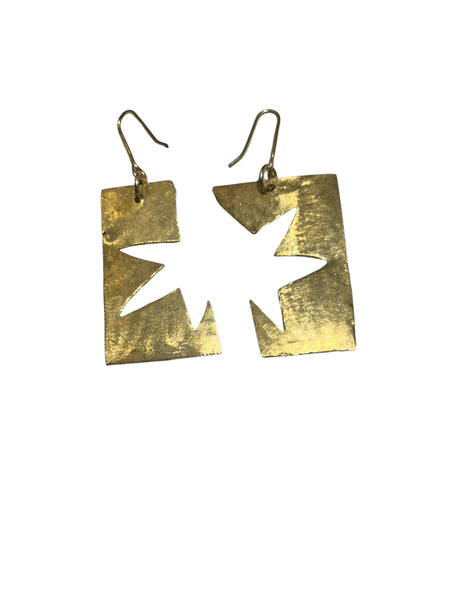 NIS Designs- Hollow Stars Earrings