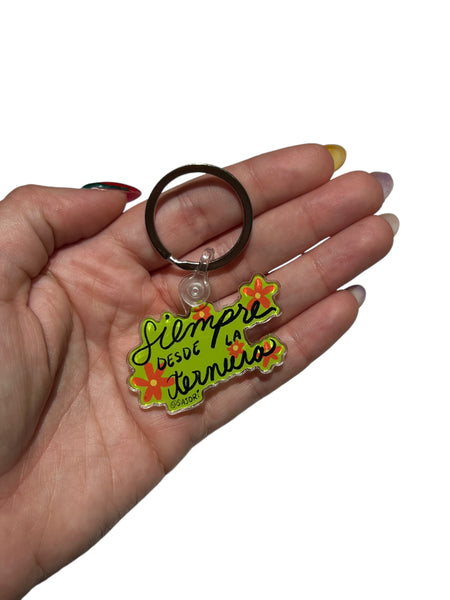 SAJORÍ - Sticker- Siempre desde la Ternura Keychain