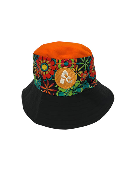 ASHLEEN CASTILLO - Caribe Bucket Hat - Groovy Flowers