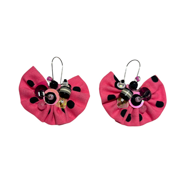 MOIRA -  Large Scrunched Earrings - 5