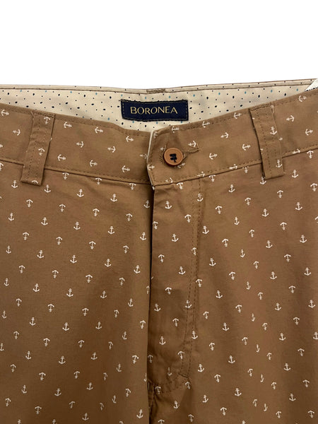 BORONEA- Anchor Shorts- Caramel