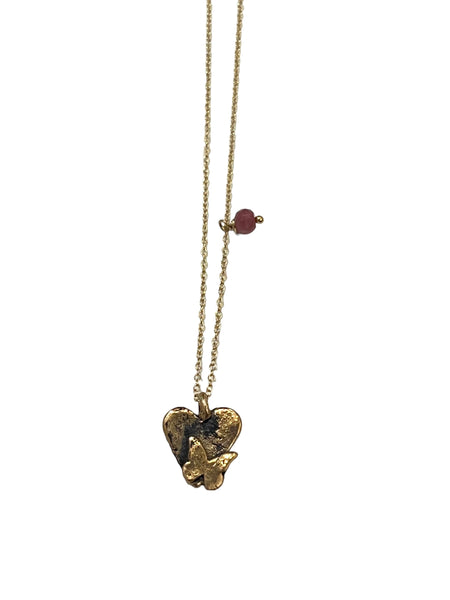 MONIQUE MICHELE- Heart and Butterfly Necklace