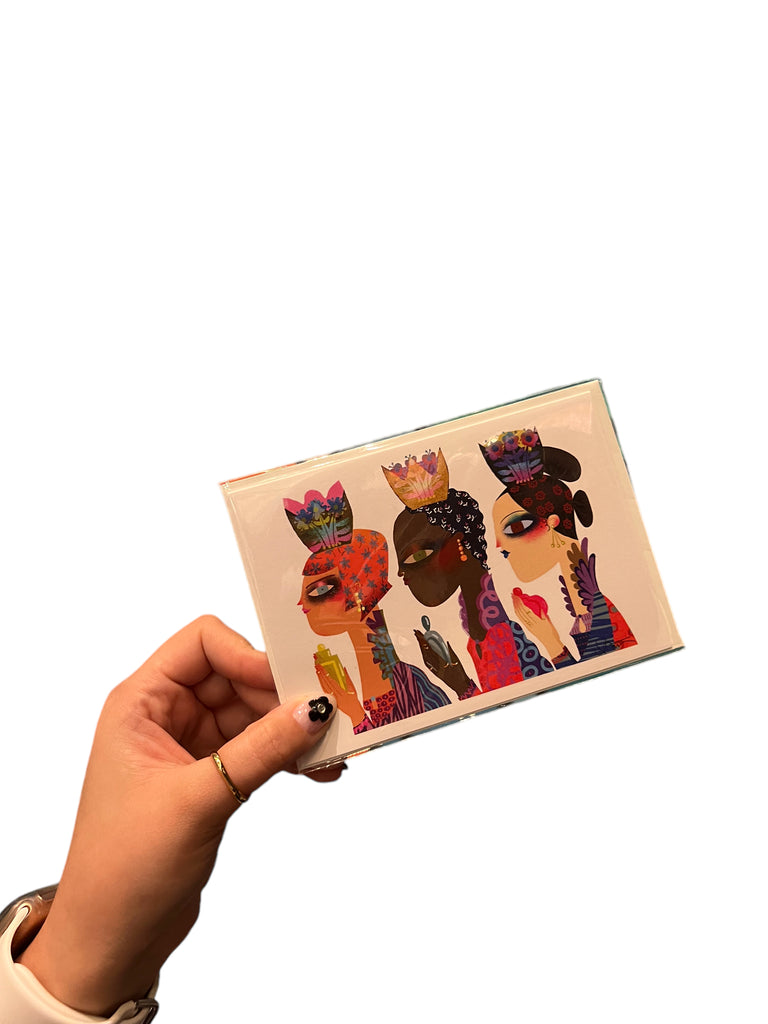 NÍVEA ORTÍZ - Reinas Magas - Greeting Card