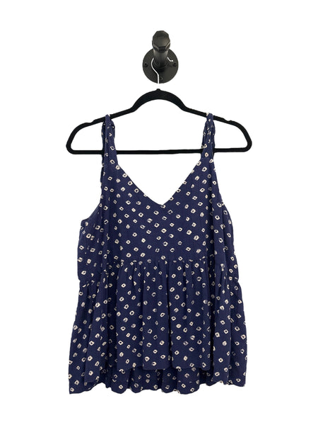 THRIFT- Strappy v neck top - (Size M)