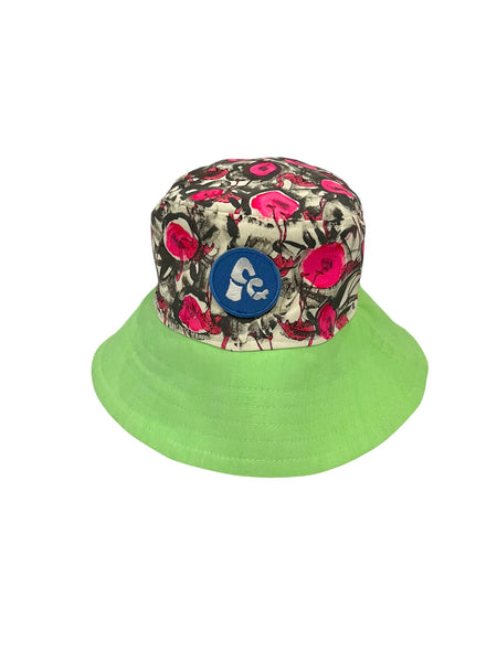 ASHLEEN CASTILLO - Caribe Bucket Hat - Pink Flamingos