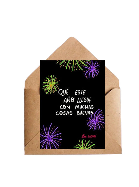 SAJORÍ - Greeting Card - Cosas Buenas