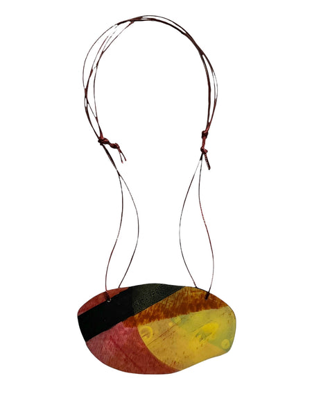 MIND BLOWING PROJECT- Paisaje Necklace - Black - Yellow - Pink - Burgundy