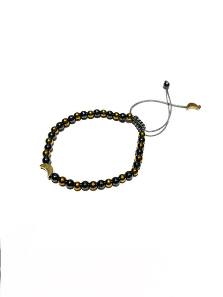 E-HC DESIGNS- Hematite Adjustable Bracelet