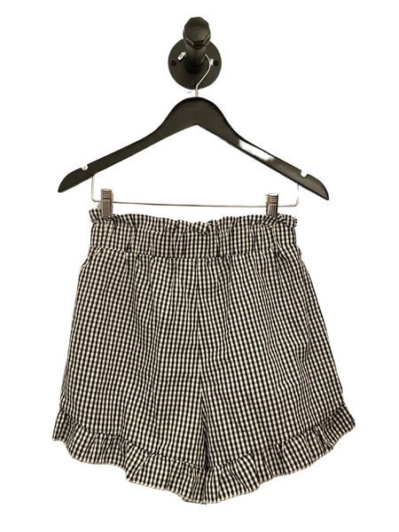 THRIFT- PaperBag Gingham Shorts (L -Runs small)