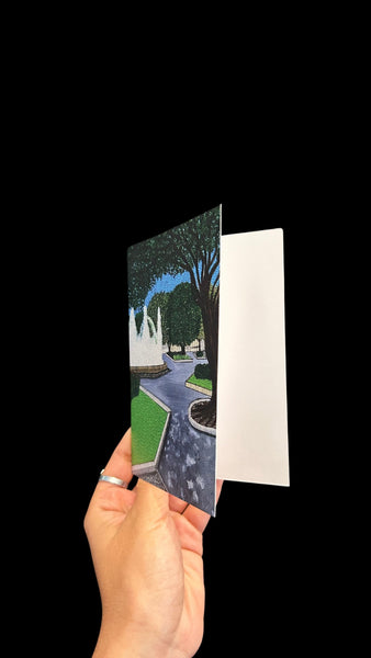 SUSANA CACHO - 4" x 6" Greeting Card with Envelope- Parque de las Delicias