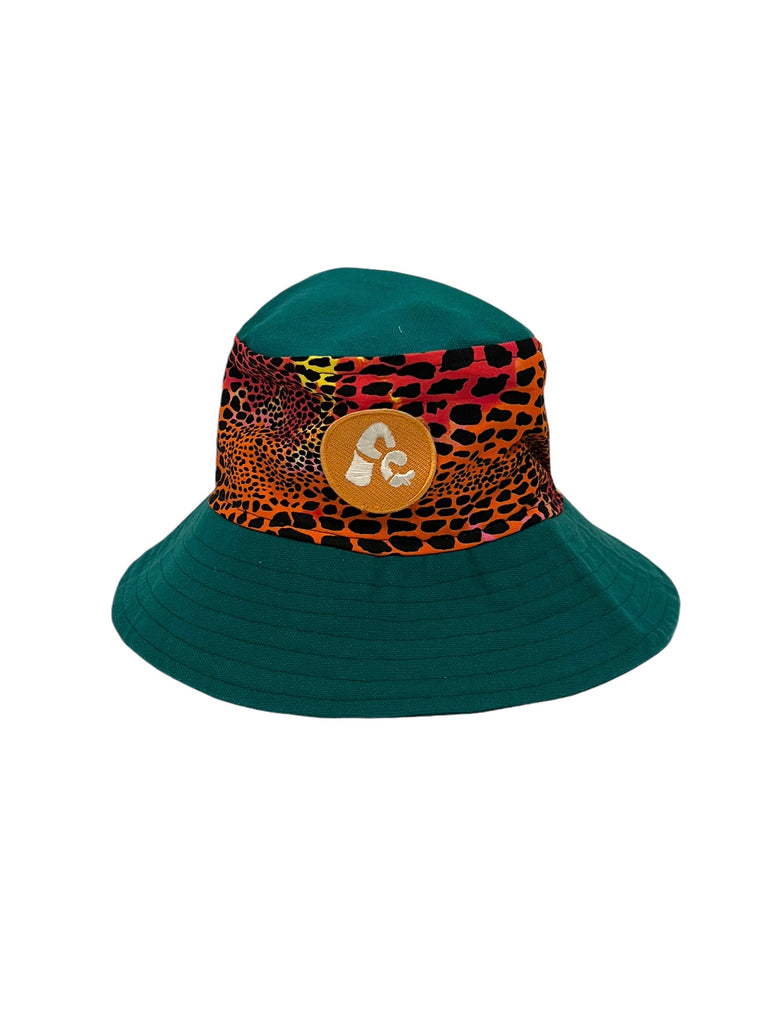 ASHLEEN CASTILLO - Caribe Bucket Hat - Cheetah Green Top