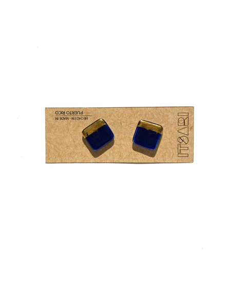 ITSARI- 22k Detail Studs - Square (more colors available)