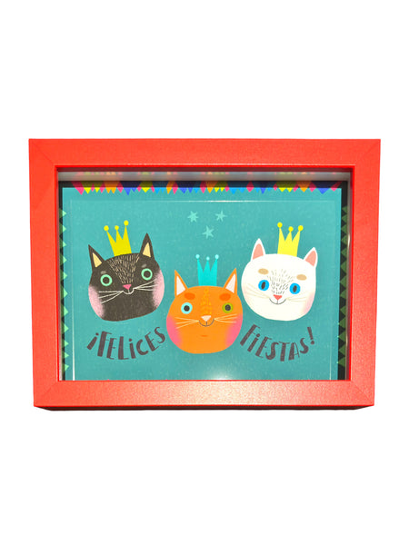 NÍVEA ORTÍZ - GIGLEÉ - Felices Fiestas - 5 x 7 Framed Print