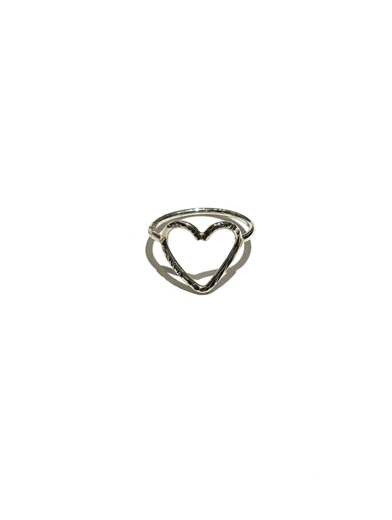 AMANÁ PENINA - Heart Ring - 925 Silver