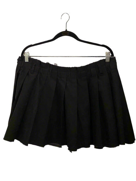 THRIFT- Black Pleated Skirt - Size XXL