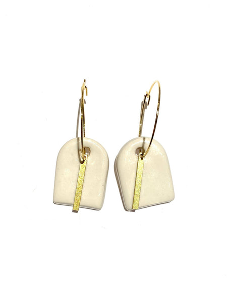 ITSARI - Dangle Earrings - Arched with Line and Hoop