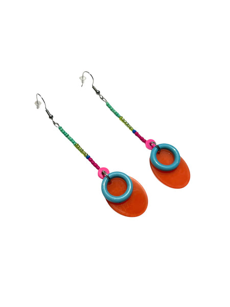 CONTRASTE- Small Beaded Earrings - 2