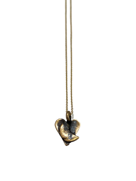 MONIQUE MICHELE- Heart and Moon Necklace