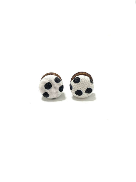 Small Studs - Black Dots