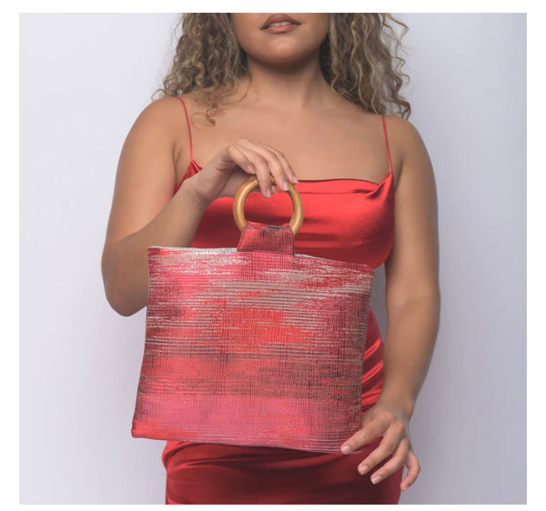 MOTA- Handmade Bag- FOR THE NIGHT- Forest Red