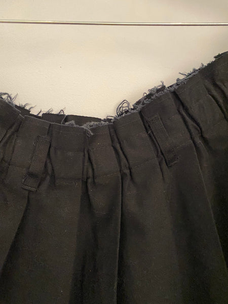 THRIFT- Black Pleated Skirt - Size XXL