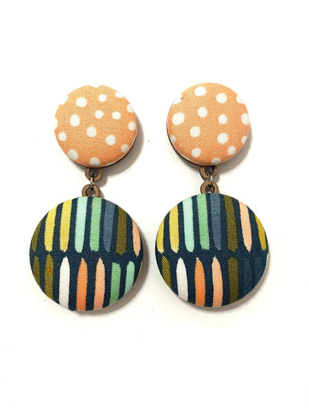 BOTÓN DE AZÚCAR - Double Earrings- Pastels