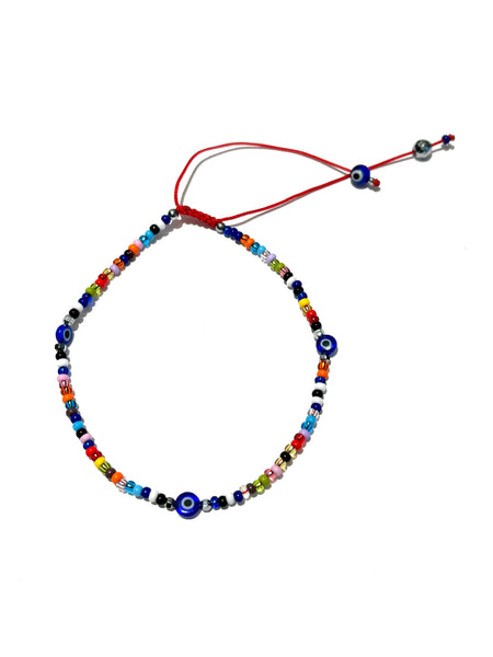 E-HC DESIGNS- Seed Beads Adjustable Anklet (more styles available)