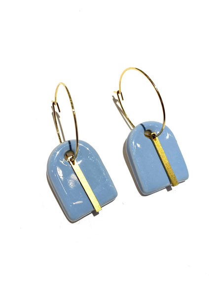 ITSARI - Dangle Earrings - Arched with Line and Hoop