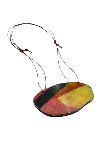 MIND BLOWING PROJECT- Paisaje Necklace - Black - Yellow - Pink - Burgundy