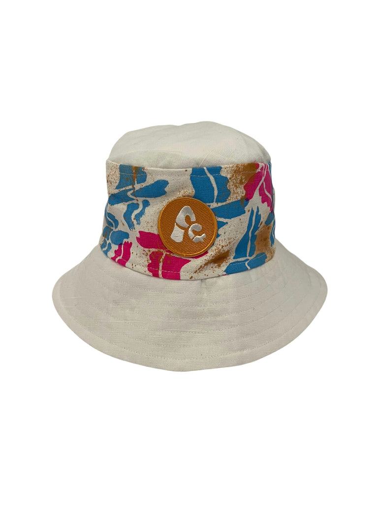 ASHLEEN CASTILLO - Caribe Bucket Hat - Pink Blue Birds