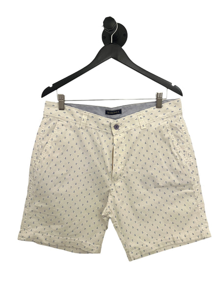 BORONEA- Anchor Shorts- White