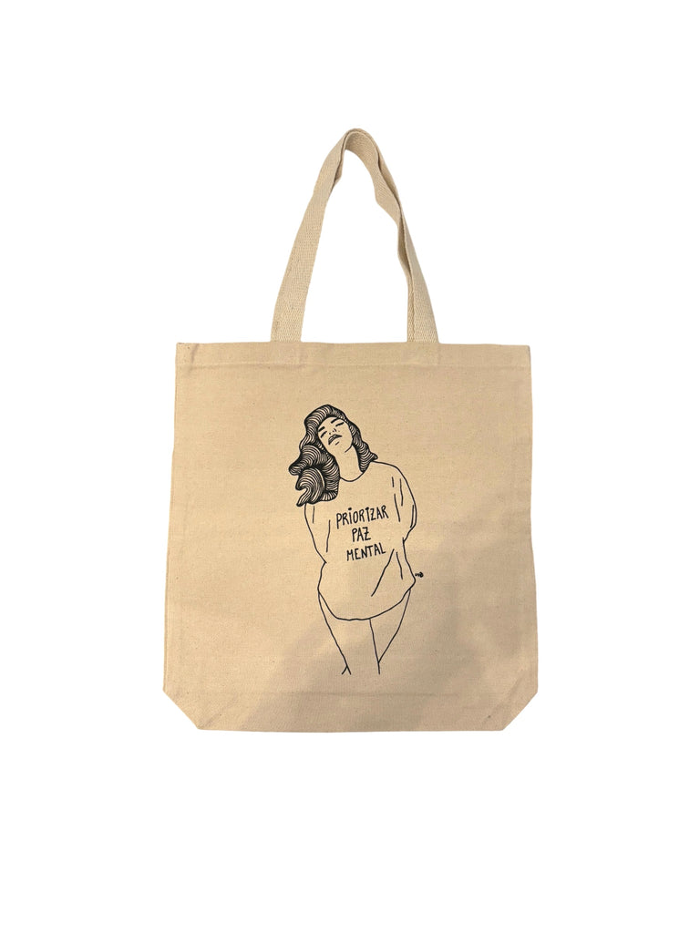 CONSUELO Y PUNTO - Tote Bag - Priorizar paz mental