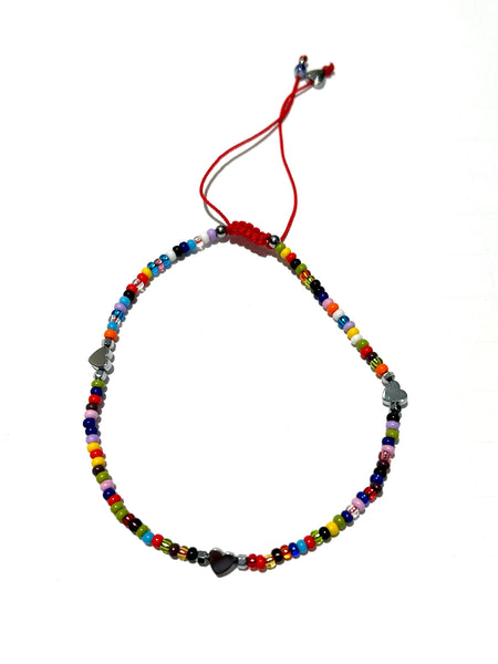 E-HC DESIGNS- Seed Beads Adjustable Anklet (more styles available)