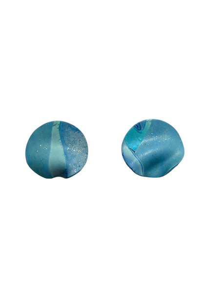 CONTRASTE- Pliego Small Shimmering Blues Earrings