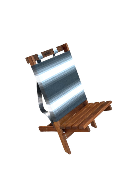 BENA CREATIVA - SOLEÁ Beach Chair - Black / White Stripes