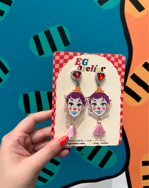 EG ATELIER- Earrings - Content Clown