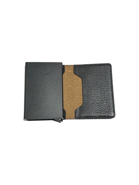 BORONEA - Slim Wallet - Brown and Yellow