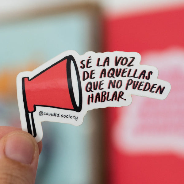 CANDID SOCIETY- La Voz De Aquellas Sticker