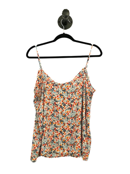 THRIFT- Floral Strappy Cami  (Medium)