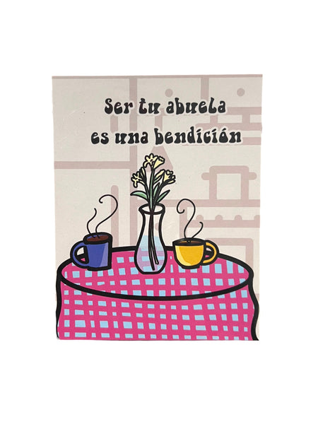 MIKEYLA JERIAN - Greeting Card - Ser Tu Abuela Es Una Bendición