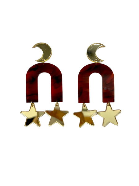 M3 BY MÓNICA - Moon and Stars - Marble Brown