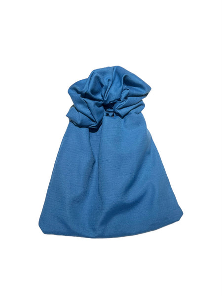 MOTA - Handmade Bag- Scrunchie Bag Blue