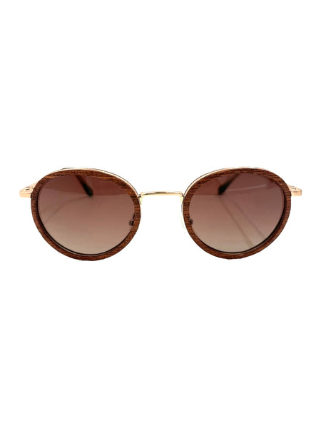 HERNY'S WOOD- Sunglasses - Humami- Rose Wood Gold