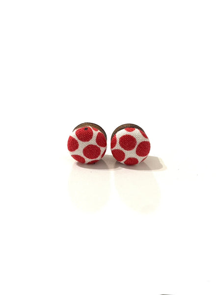 BOTÓN DE AZÚCAR - Small Studs - Red Dots