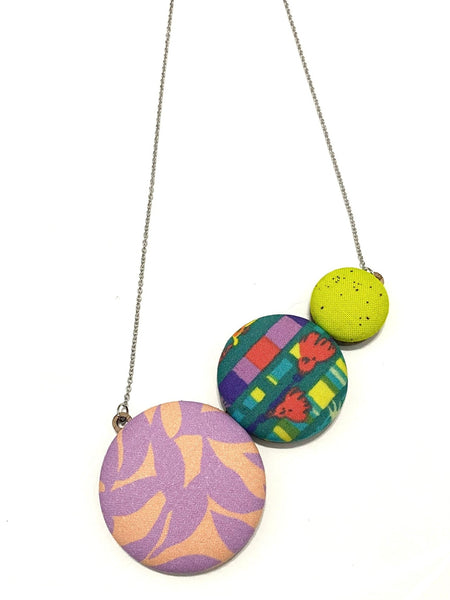 BOTÓN DE AZÚCAR - Paleta Necklace- Funky Fiesta